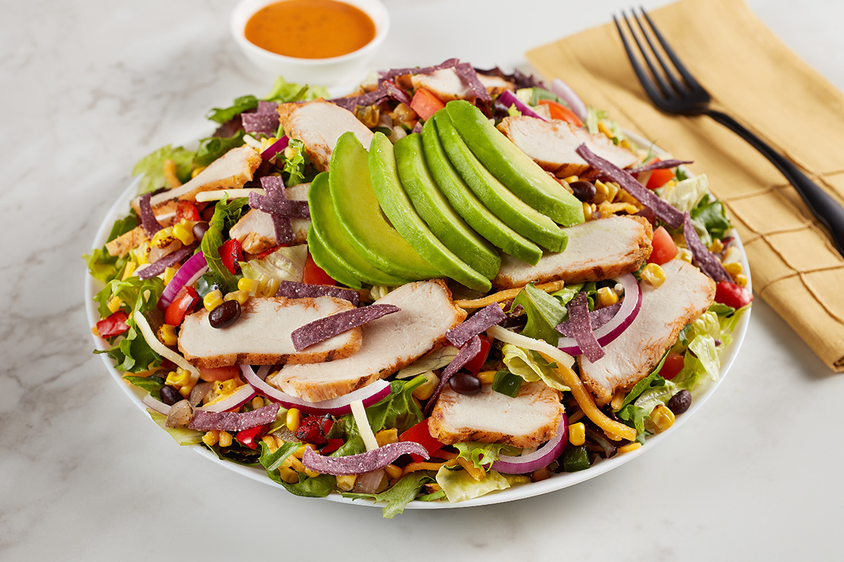 Southwest Chicken & Avocado Salad